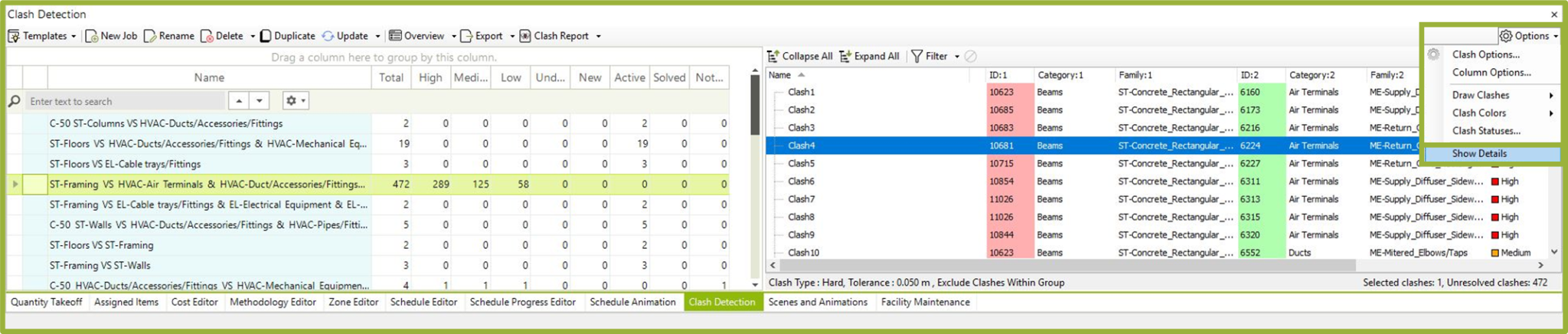 Clash Detection Details BEXEL Manager Help Center