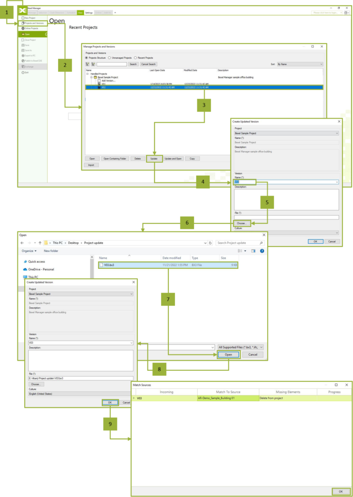 Project update - BEXEL Manager Help Center