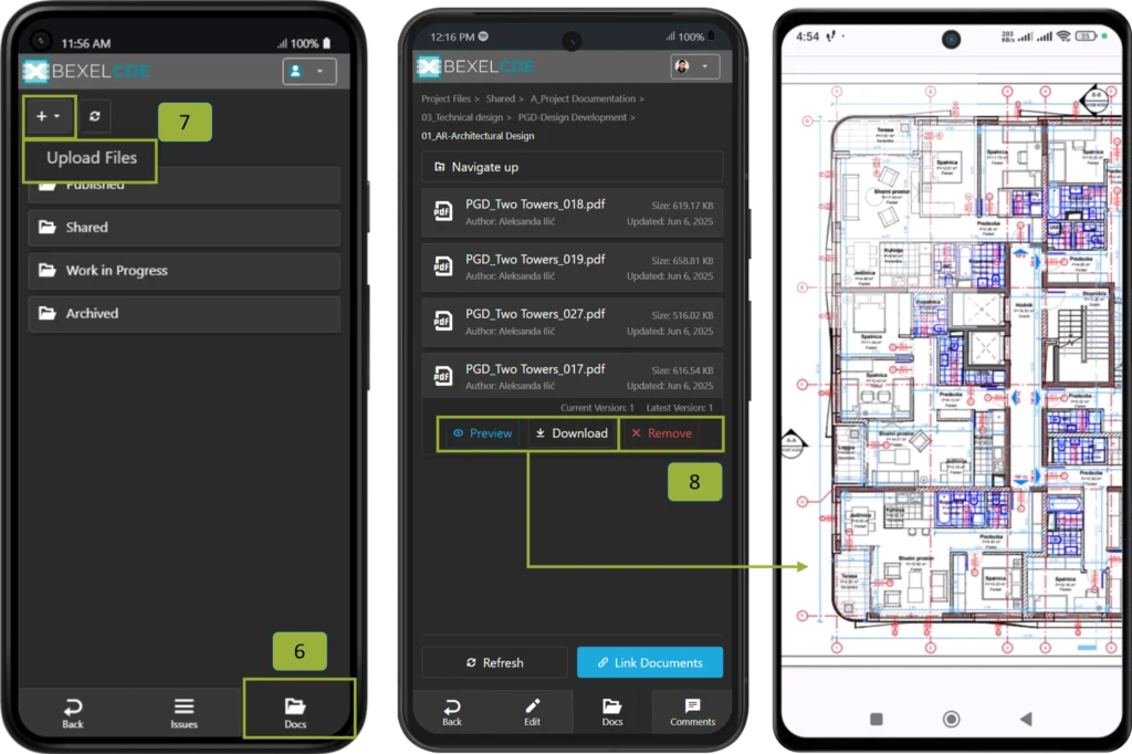 BEXEL CDE Mobile Version